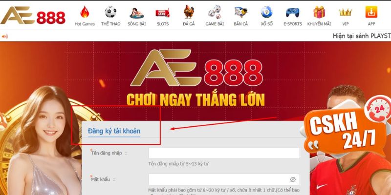 Điền form thông tin